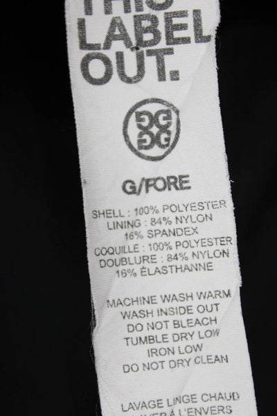 G/Fore Women Black Polka Dot Wrap Skort Size 8