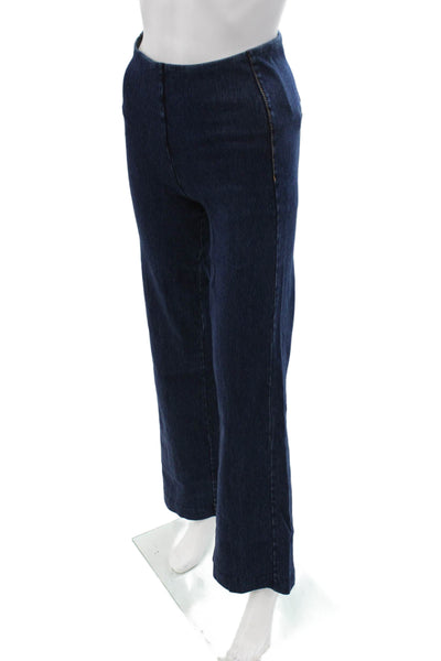 Lysse Womens Dark Blue Mid Rise Jeans Cotton Blend 28 Inseam 90s Size S