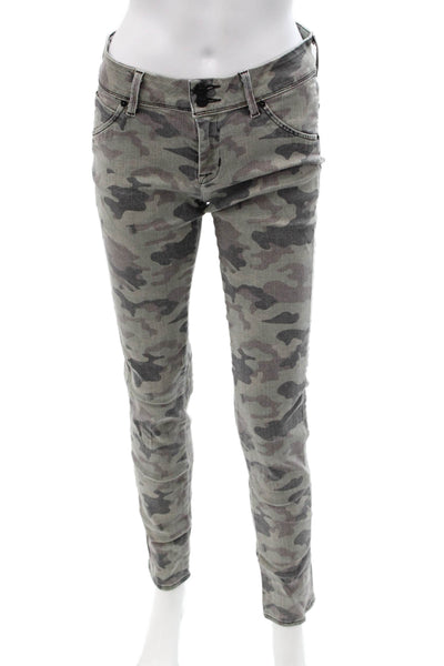 Hudson Womens Skinny Camo Gray Jeans Size 25