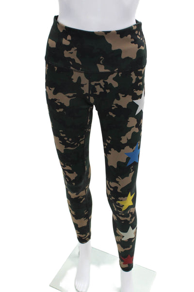 Noli Women Ankle Camouflage Leggings Black Size M