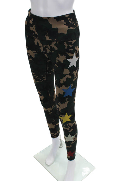 Noli Women Ankle Camouflage Leggings Black Size M