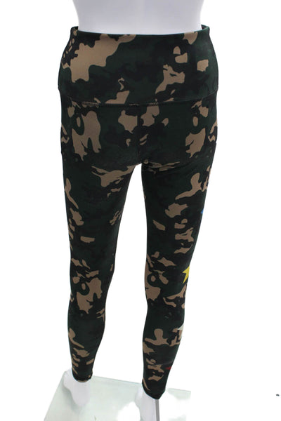 Noli Women Ankle Camouflage Leggings Black Size M