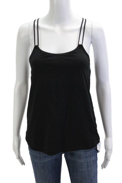 Lululemon Womens Black Nylon Camisole Sleeveless Round Neck Size 4