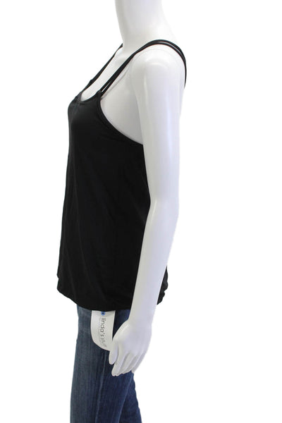 Lululemon Womens Black Nylon Camisole Sleeveless Round Neck Size 4