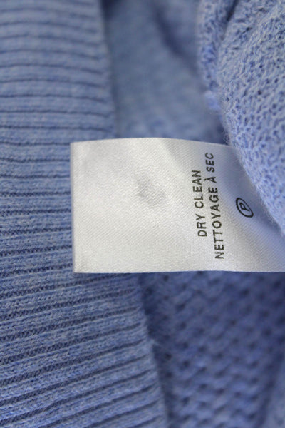Raffi Unisex Pullover Sweater Light Blue Cashmere Blend Long Sleeve Size L