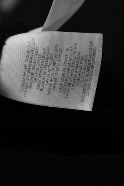 Jones New York Women Military Jacket Black Cotton Button Long Sleeve Size M