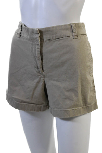 J Crew Unisex Chino Beige Shorts Size 8