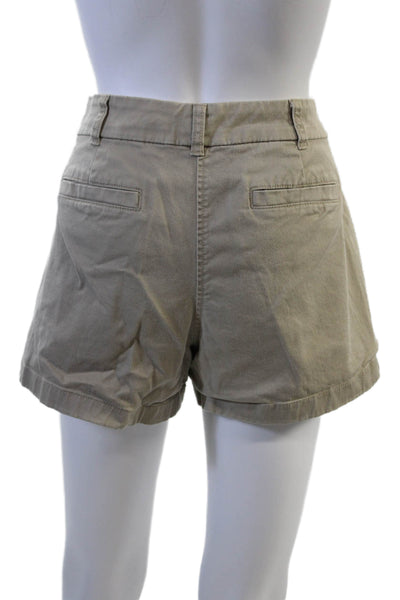 J Crew Unisex Chino Beige Shorts Size 8