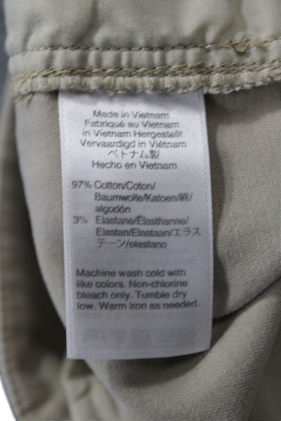 J Crew Unisex Chino Beige Shorts Size 8