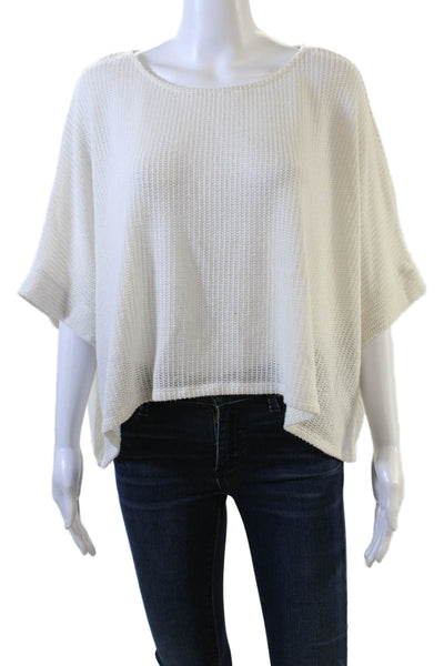 Last Tango Unisex White Bohemian Pullover Sweater Size One Size