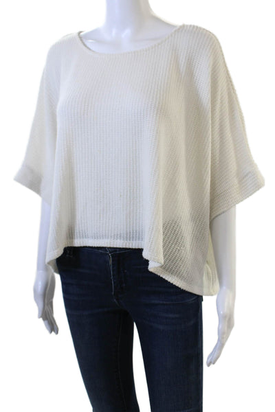 Last Tango Unisex White Bohemian Pullover Sweater Size One Size