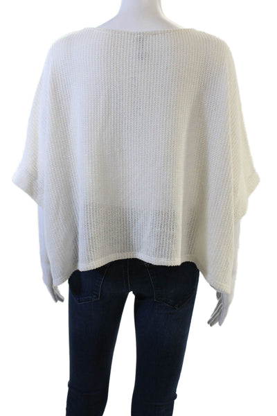Last Tango Unisex White Bohemian Pullover Sweater Size One Size