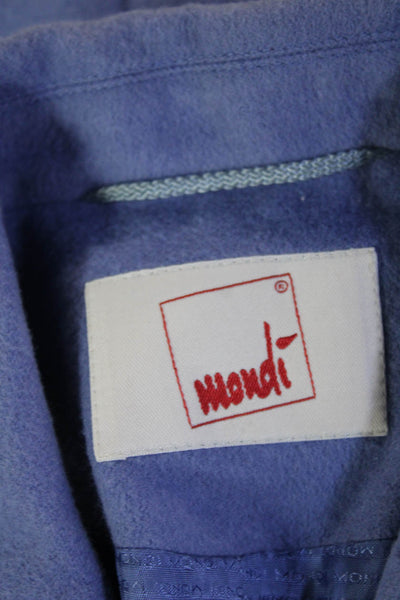 Mondi Women Purple Collared Wool Angora Cashmere Blazer Long Sleeve 90s Size 38