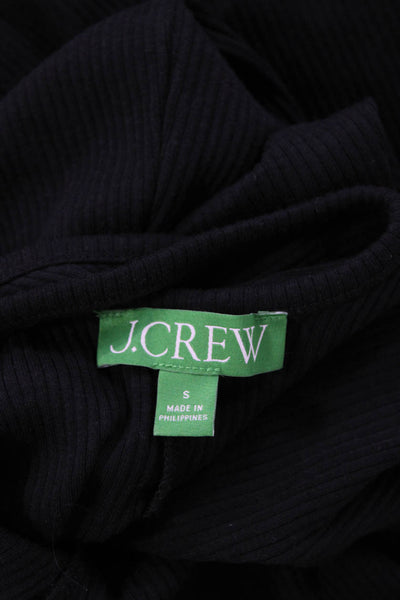 J Crew Womens Black Maxi Tank Dress Square Neck Sleeveless Size S