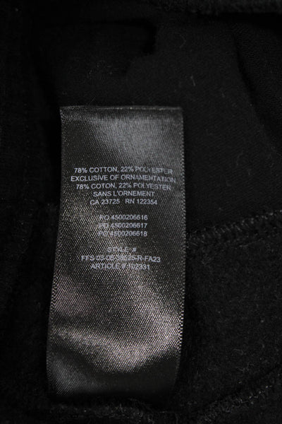 TNA Unisex Black Jogger Sweatpants Cotton Polyester Size L