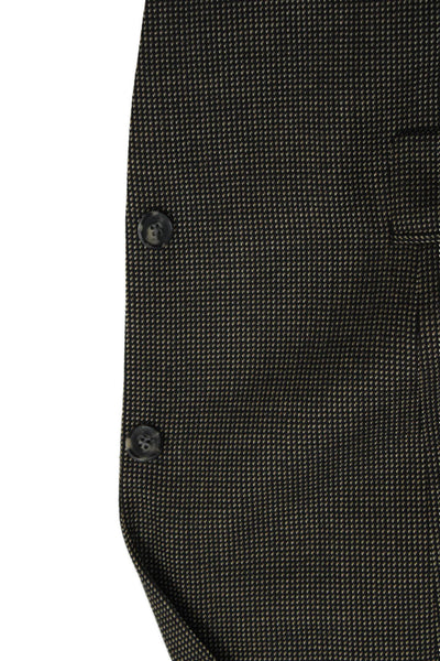 Michael Michael Kors Mens Classic Pure New Wool Dark Gray Blazer Size L