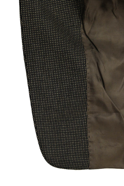 Michael Michael Kors Mens Classic Pure New Wool Dark Gray Blazer Size L