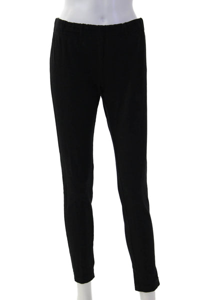 Joseph Womens Ankle Leggings Black Viscose Designer Size 38