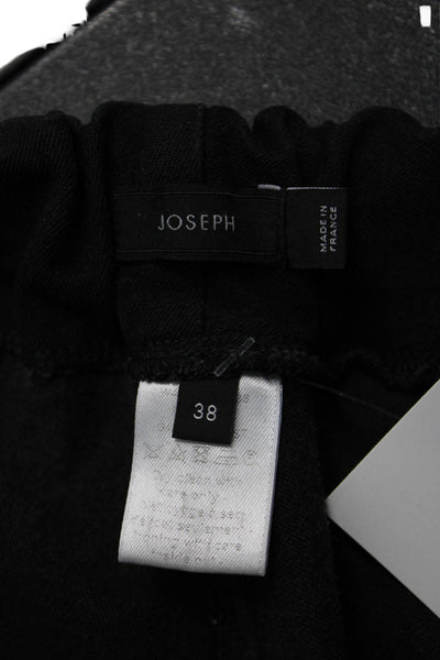 Joseph Womens Ankle Leggings Black Viscose Designer Size 38