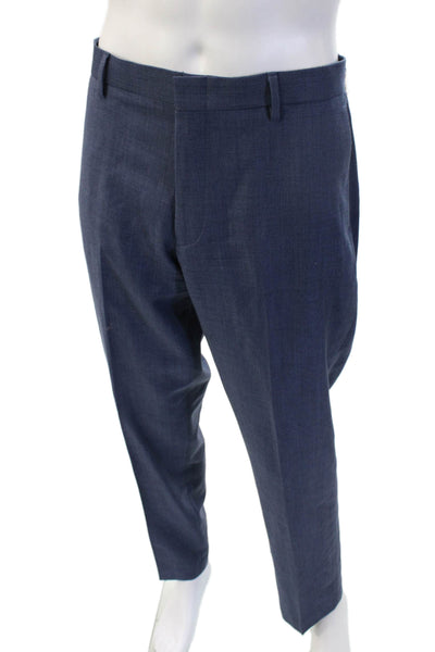 J Crew Men's Dark Blue Wool Dress Pants Size XL