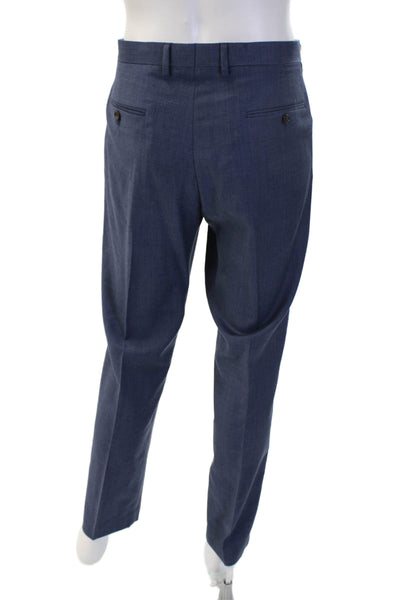 J Crew Men's Dark Blue Wool Dress Pants Size XL