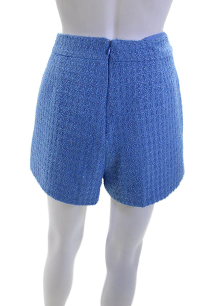 Aqua Women Mini Skort Blue Polyester Solid Size L