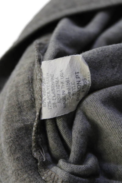 Avenue Montaigne Womens Gray Cropped Ankle Pants Size 8