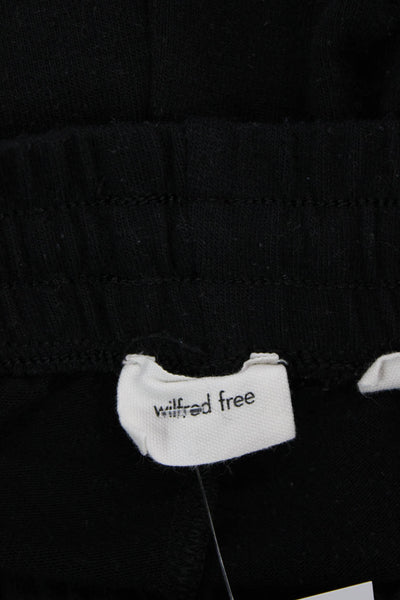 Wilfred Free Unisex Black Polyester Drawstring Sweatpants Size S