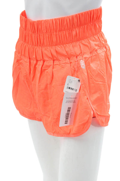 FP Movement Unisex Orange Beach Solid Polyamide Shorts Size S
