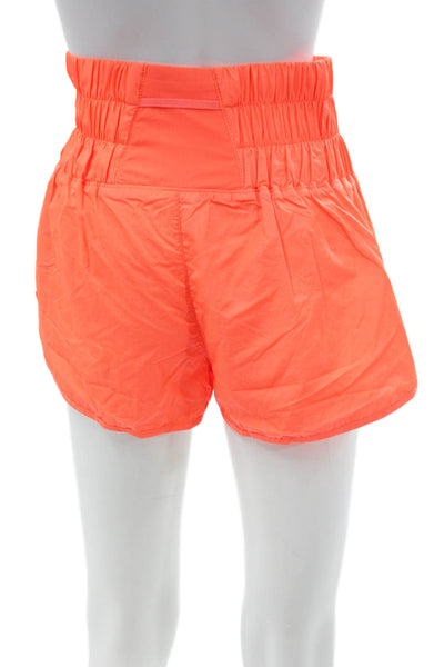 FP Movement Unisex Orange Beach Solid Polyamide Shorts Size S