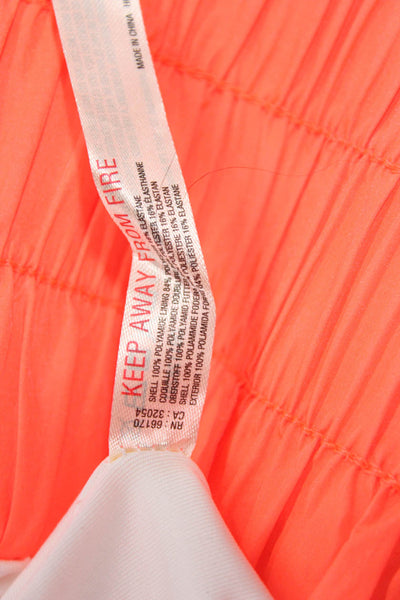 FP Movement Unisex Orange Beach Solid Polyamide Shorts Size S