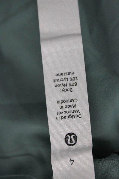 Lululemon Women Ankle Leggings Black Camouflage Size 4