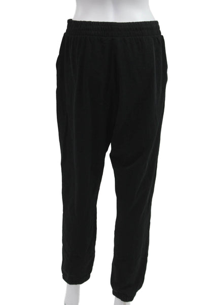 Zara Unisex Jogger Sweatpants Black Cotton Size M