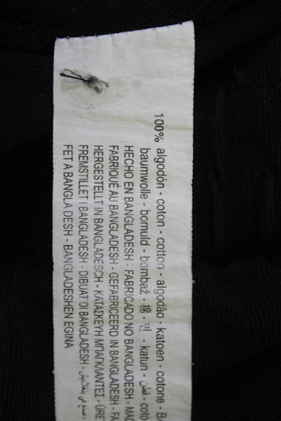 Zara Unisex Jogger Sweatpants Black Cotton Size M