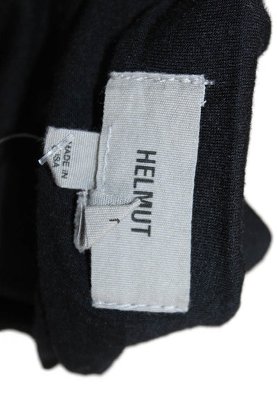 Helmut Womens Black Wrap Midi Skirt Micro Modal Size 31