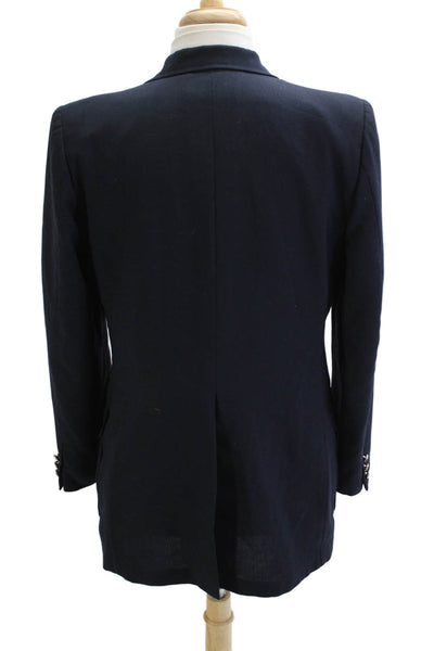 Kuppenheimer Mens Dark Blue Wool Blazer Button Size 42