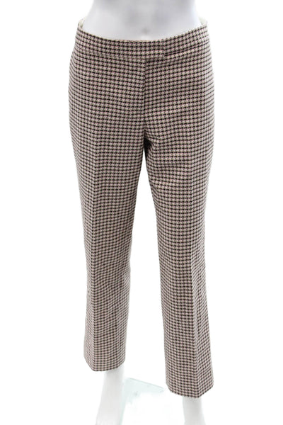 Altuzarra Womens Ankle Dress Pants Black Check Size 36