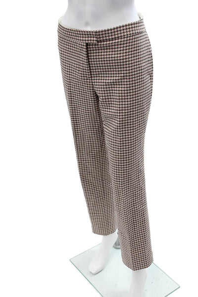 Altuzarra Womens Ankle Dress Pants Black Check Size 36