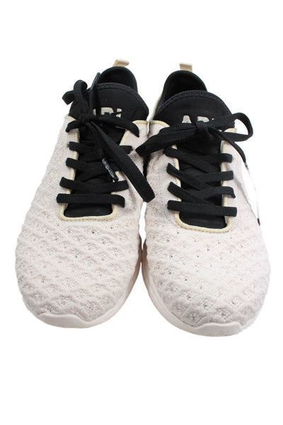 Athletic Propulsion Labs Womens Low Top Lace Up Sneakers White Size 6