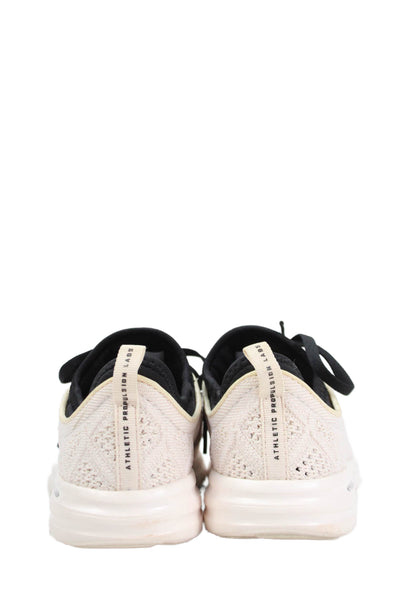 Athletic Propulsion Labs Womens Low Top Lace Up Sneakers White Size 6