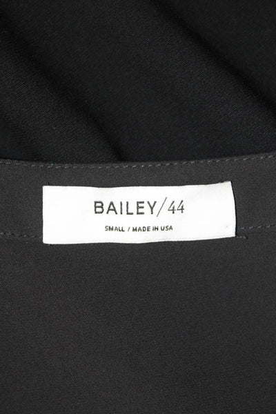 Bailey 44 Women Black Solid Polyester Long Sleeve Blazer Size S