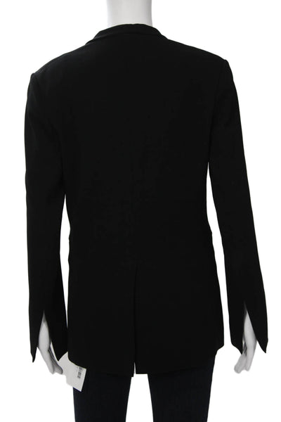 Theory Womens Black Long Sleeve Blazer Classic Size 2