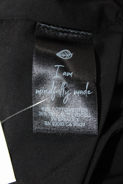 Nic + Zoe Women Cropped Ankle Black Pants Size 10