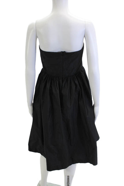 Lavender Brown Womens Fit & Flare Dress Black Size L