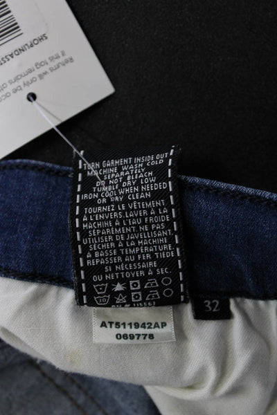 7 For All Mankind Unisex Dark Blue Boyfriend Jeans High Rise Inseam 32 Size 32