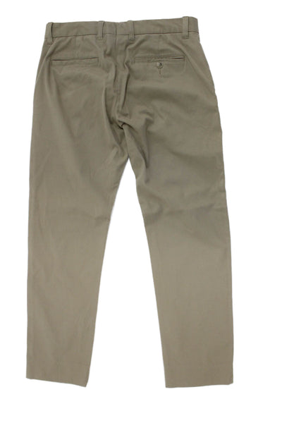 Vince Mens Chino Khakis Beige Button Classic Size 30
