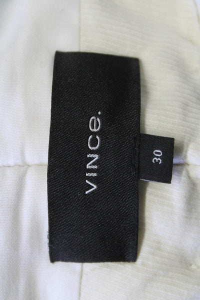 Vince Mens Chino Khakis Beige Button Classic Size 30