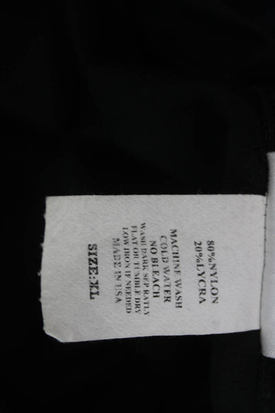 Undercover Womens Silk Black Tunic Crew Neck 3/4 Sleeve Size XL