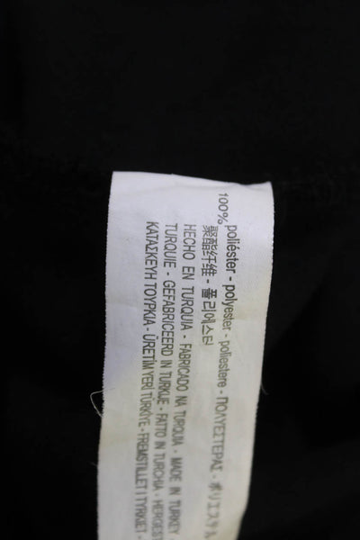 Zara Woman Womens Mock Neck Long Sleeve Black Rayon Blouse Size M