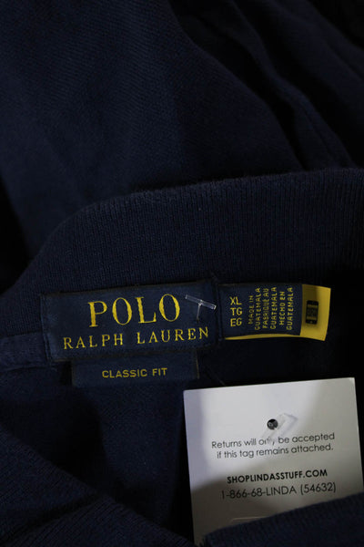 Polo Ralph Lauren Mens Dark Blue Short Sleeve Polo Big & Tall Size XL
